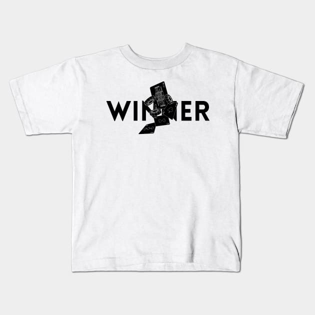 A Poker Master Always Win Kids T-Shirt by NICHE&NICHE